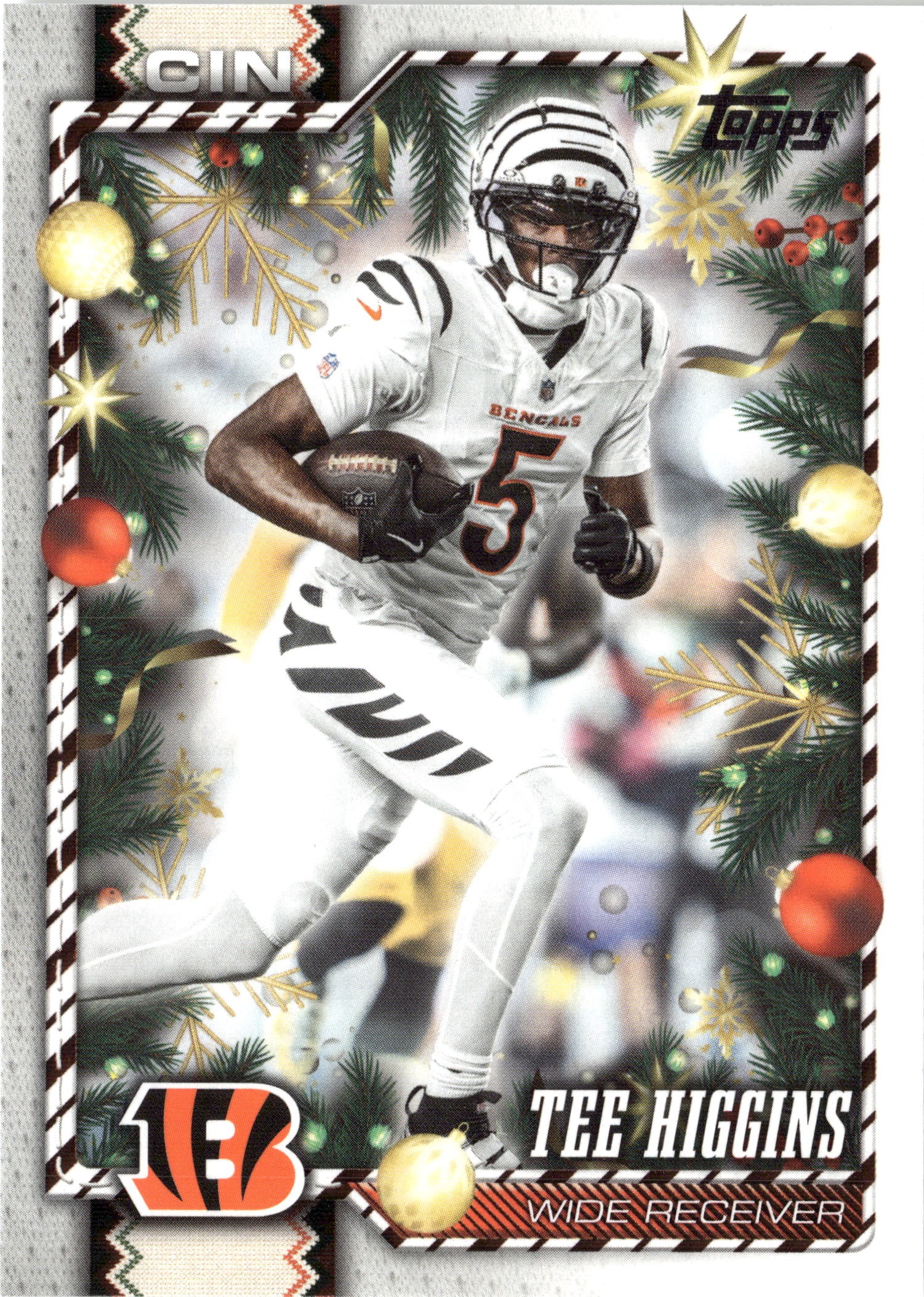 2026 Topps Holiday Tee Higgins graded slab
