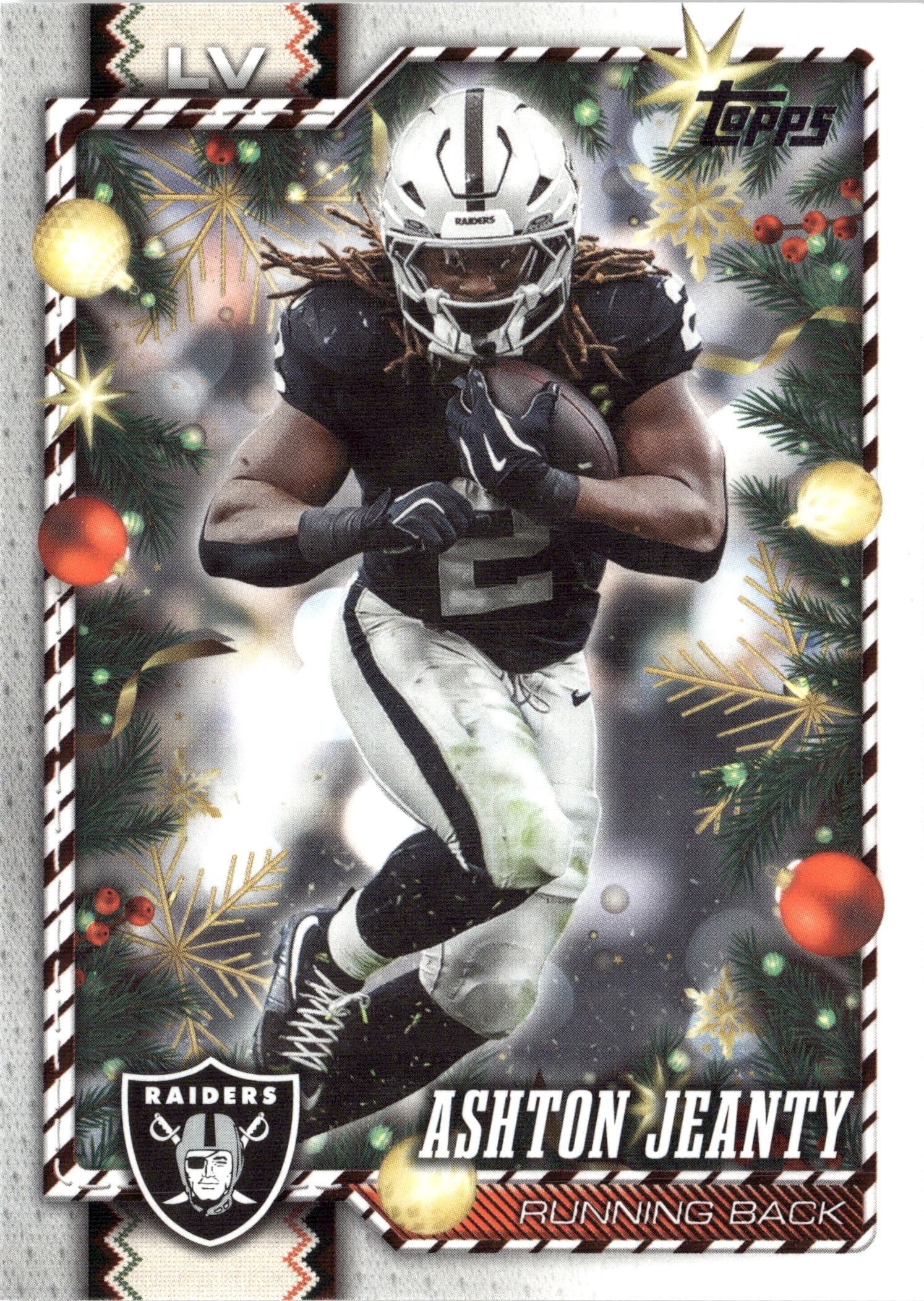 2026 Topps Holiday Ashton Jeanty graded slab