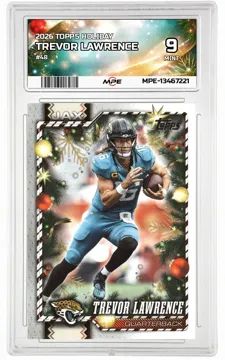 2026 TOPPS HOLIDAY #48 TREVOR LAWRENCE MPE 9 MINT — graded card up for auction