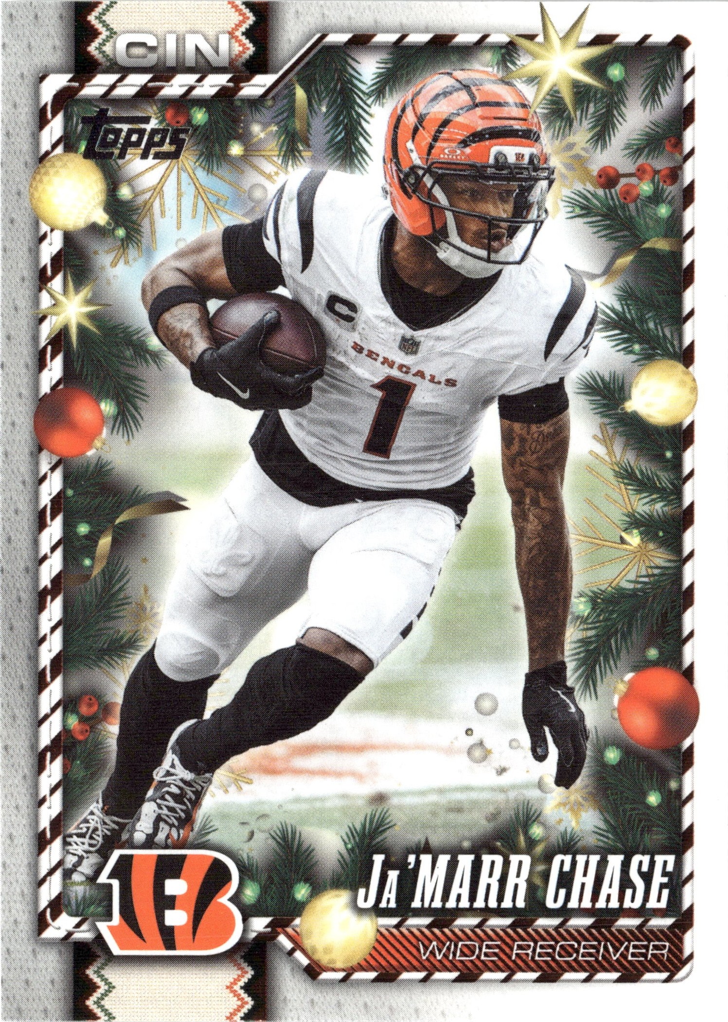 2026 Topps Holiday Ja'Marr Chase graded slab