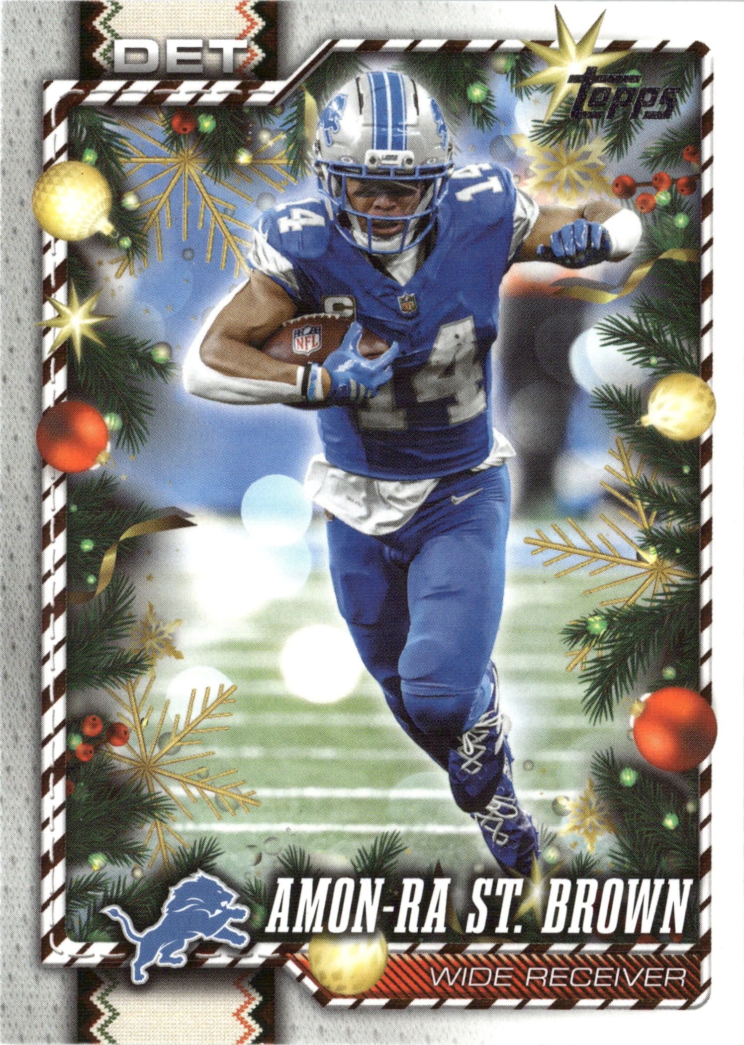 2026 Topps Holiday Amon-Ra St. Brown graded slab