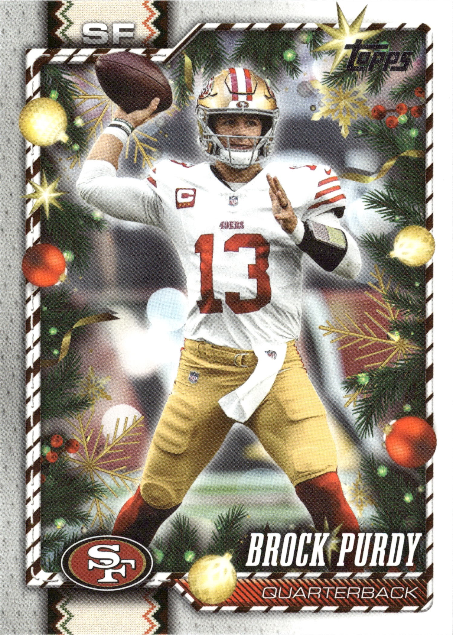 2026 Topps Holiday Brock Purdy graded slab