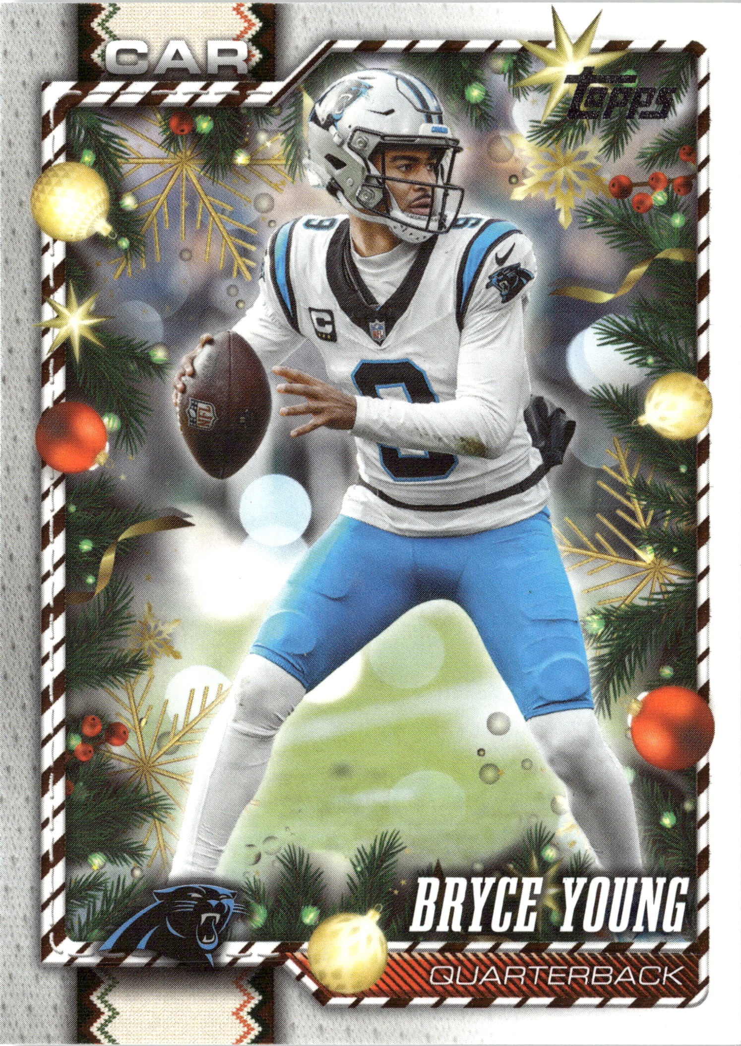2026 Topps Holiday Bryce Young graded slab