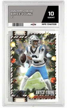2026 TOPPS HOLIDAY #15 BRYCE YOUNG MPE 10 GEM/MT — graded card up for auction