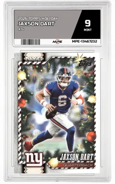 2026 TOPPS HOLIDAY #74 JAXSON DART MPE 9 MINT — graded card up for auction