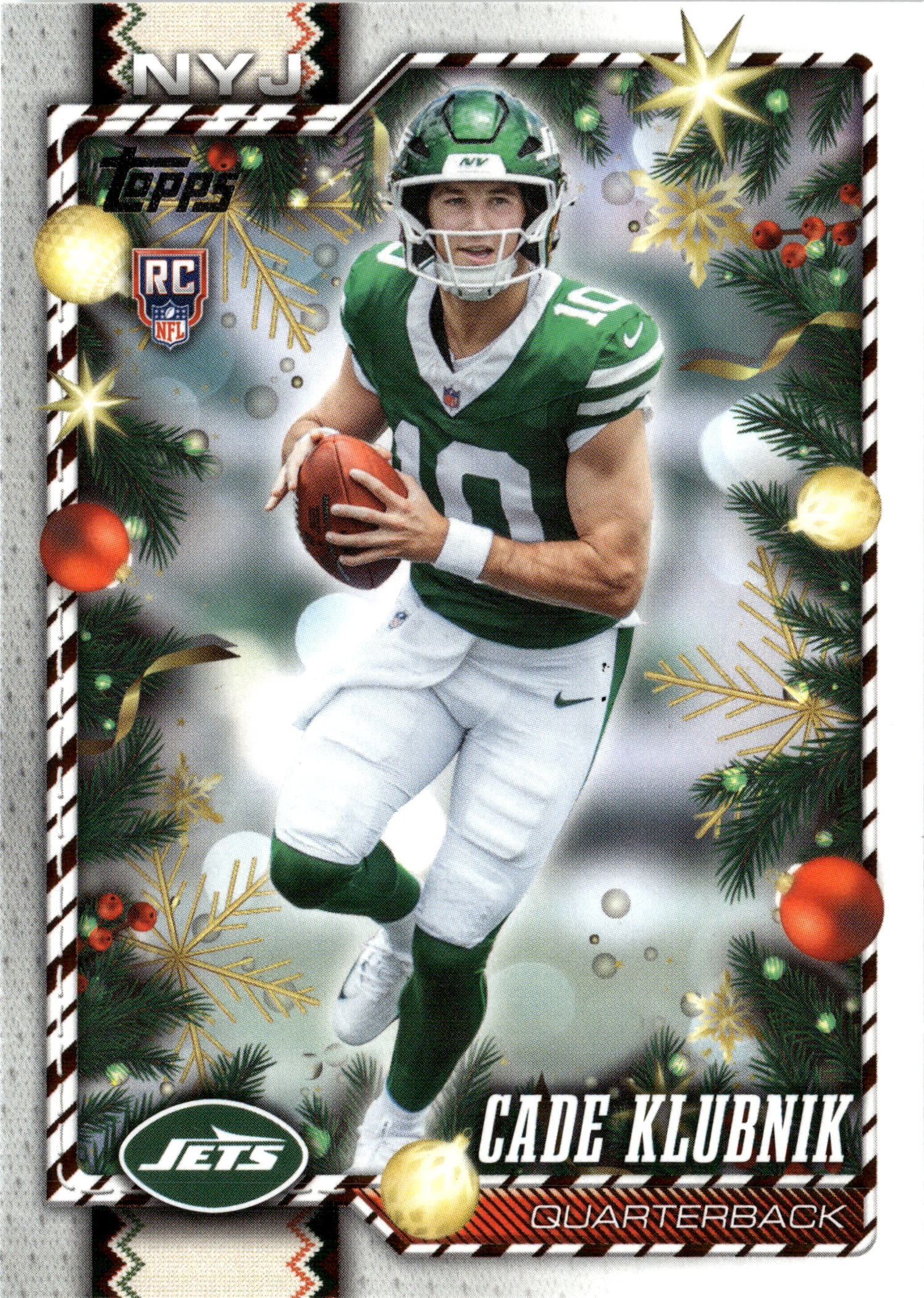 2026 Topps Holiday Cade Klubnik graded slab
