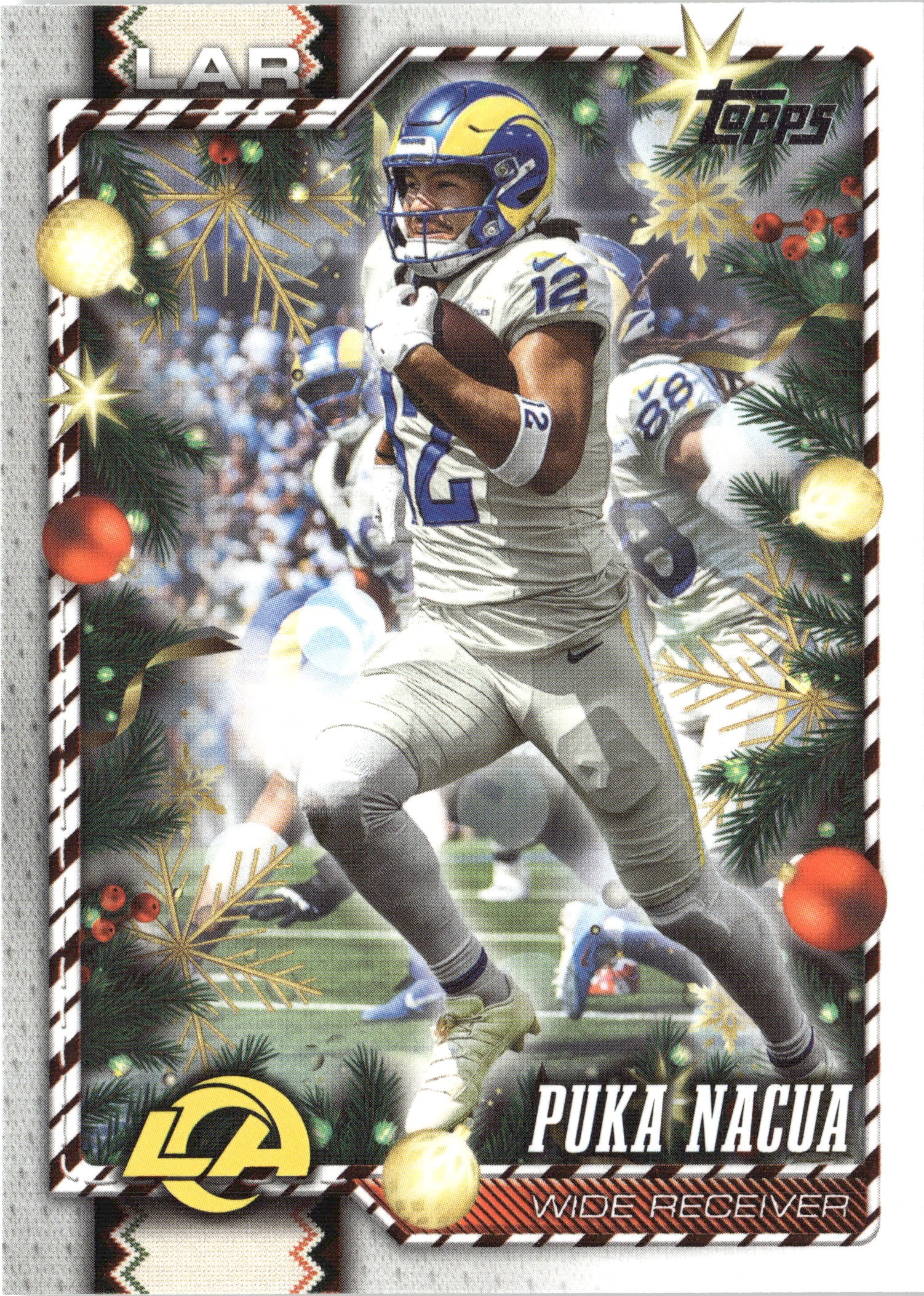 2026 Topps Holiday Puka Nacua graded slab