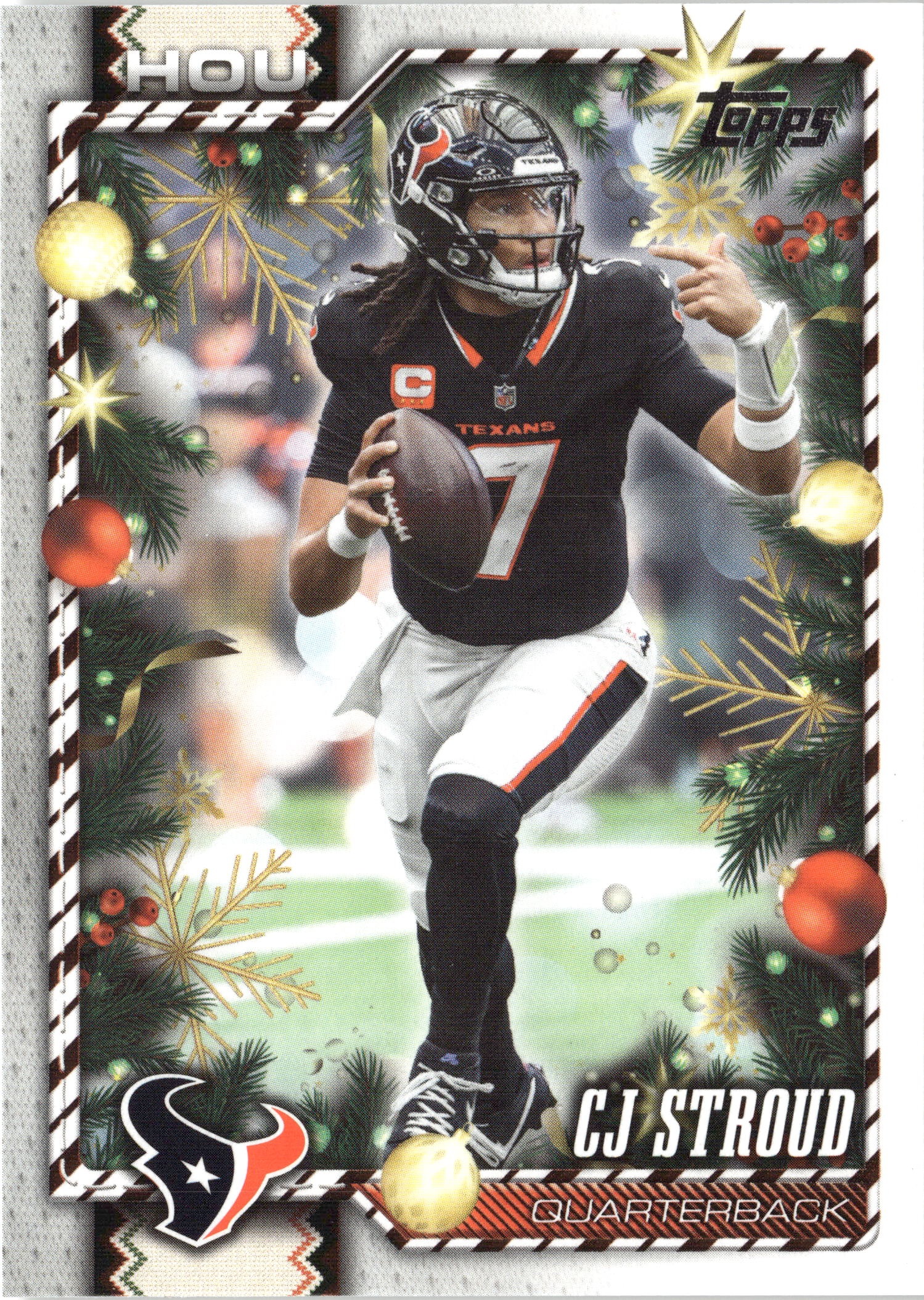 2026 Topps Holiday Cj Stroud graded slab