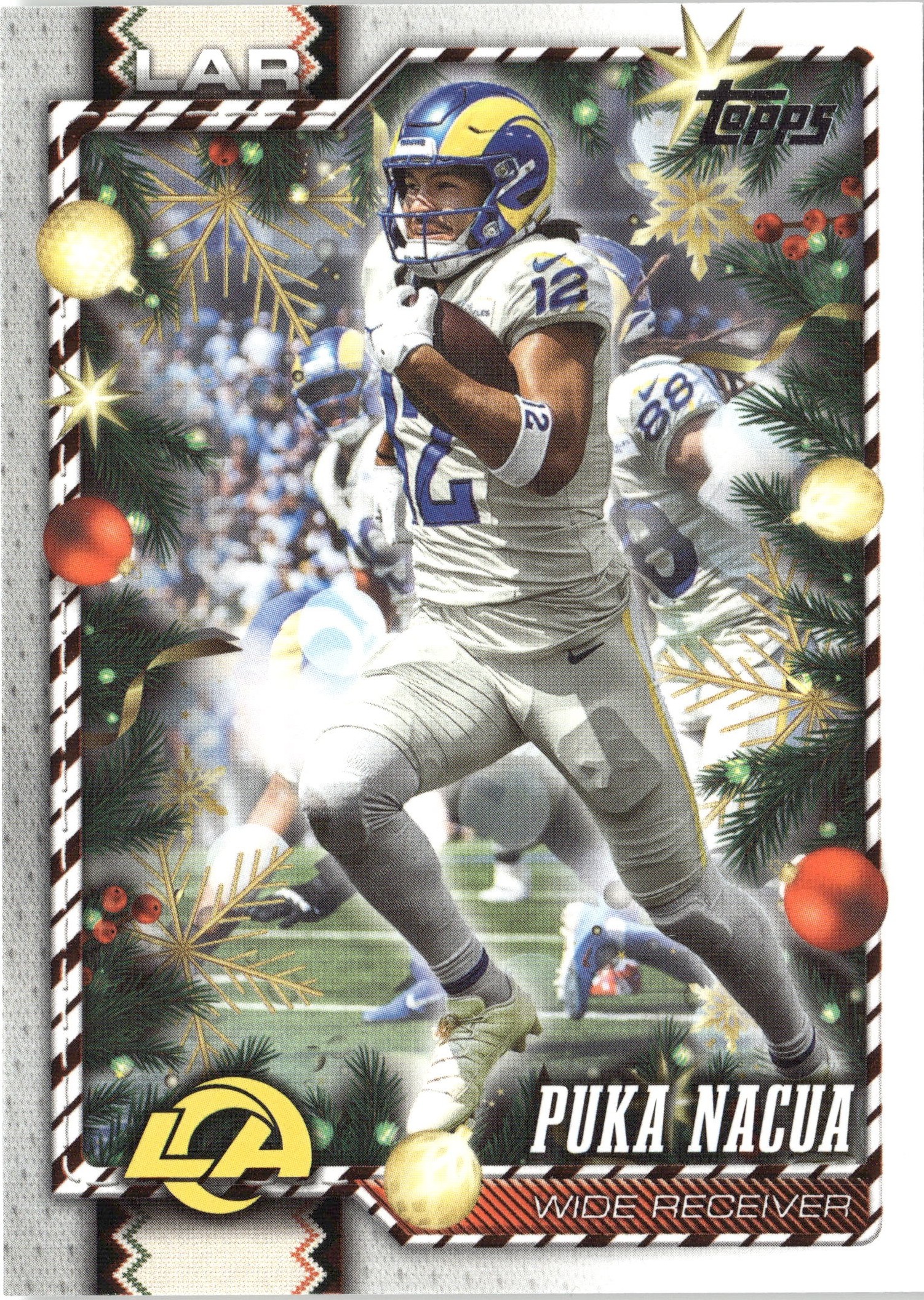 2026 Topps Holiday Puka Nacua graded slab