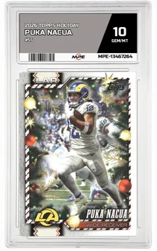 2026 TOPPS HOLIDAY #55 PUKA NACUA MPE 10 GEM/MT — graded card up for auction