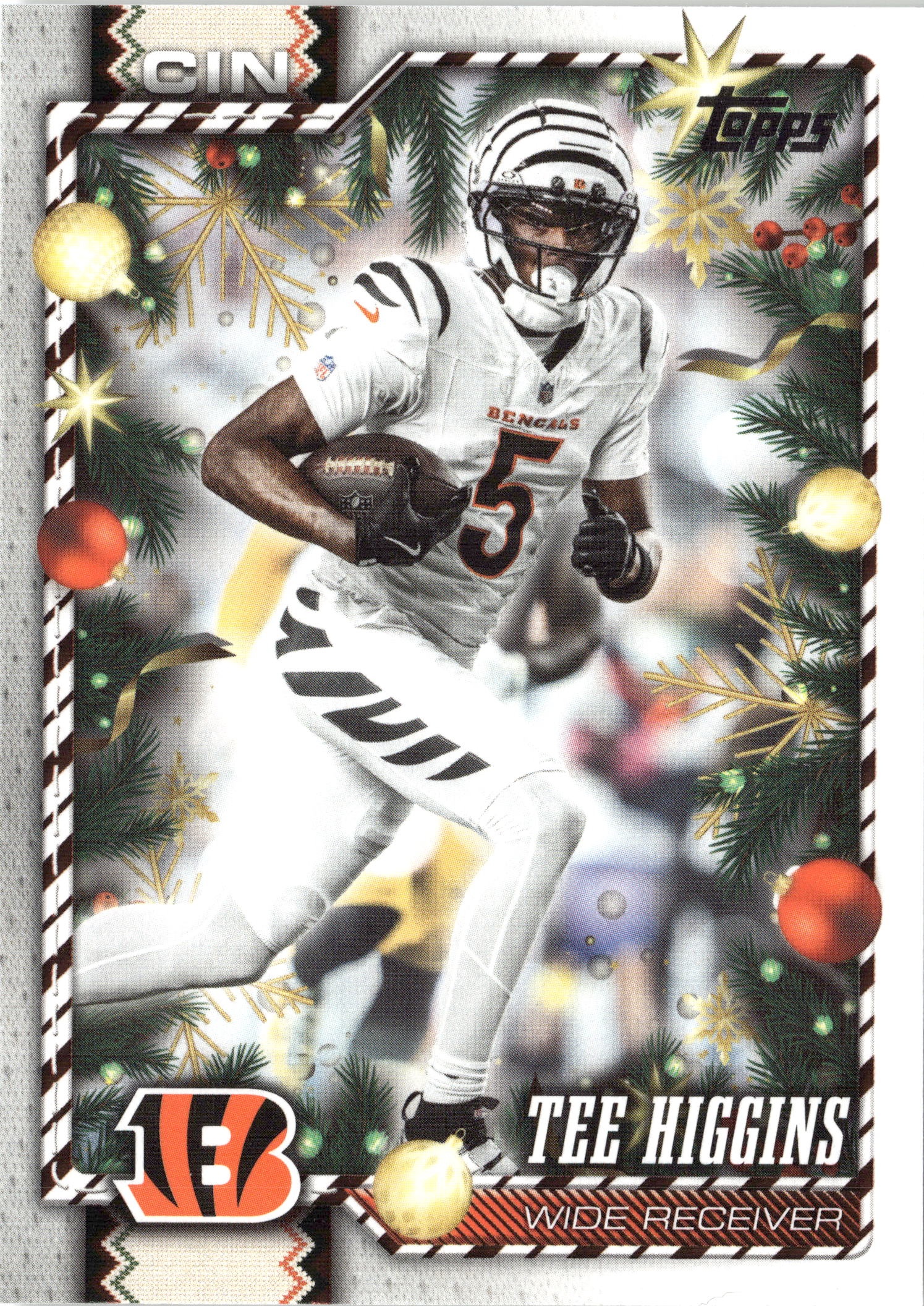 2026 Topps Holiday Tee Higgins graded slab