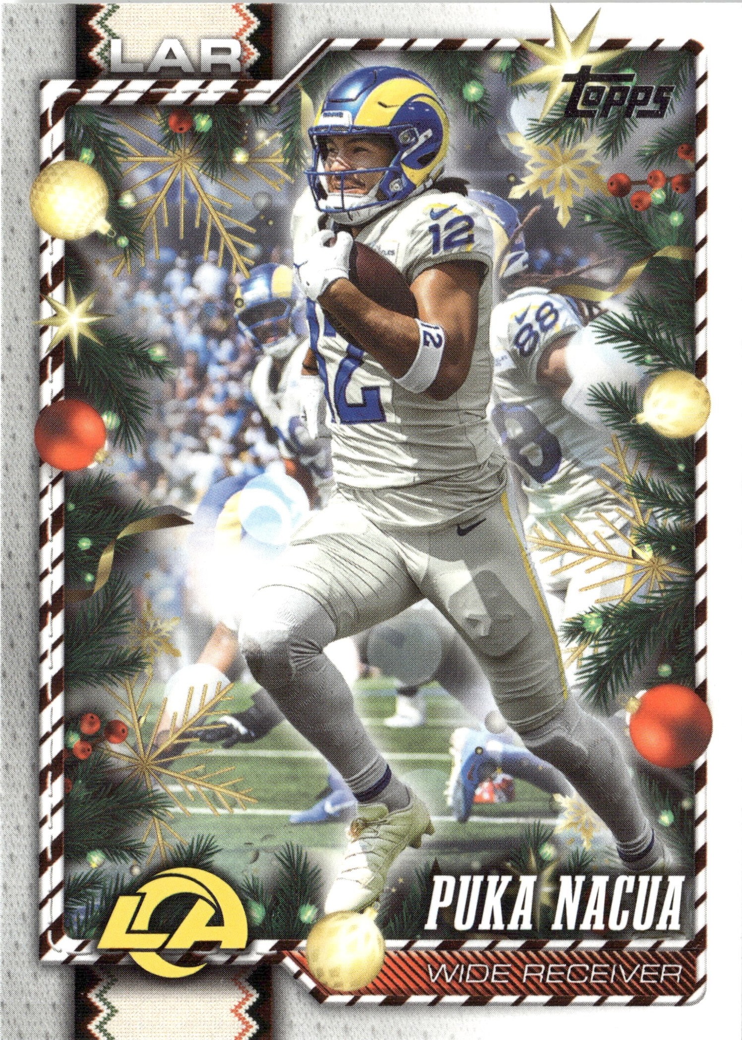 2026 Topps Holiday Puka Nacua graded slab