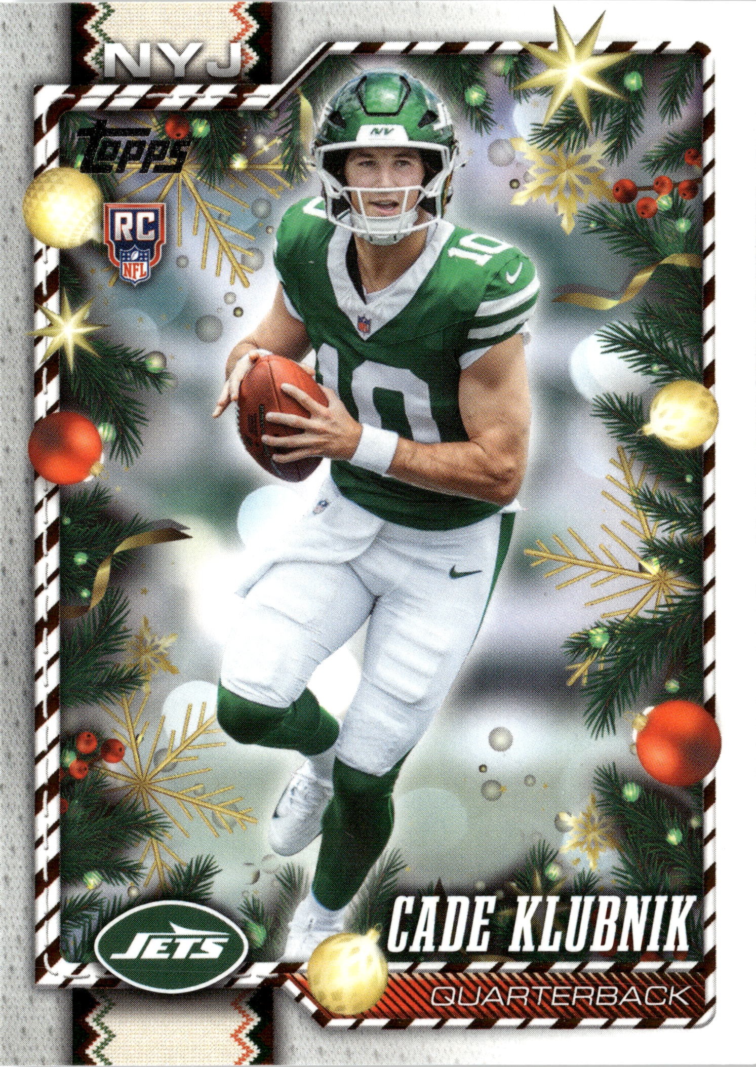 2026 Topps Holiday Cade Klubnik graded slab