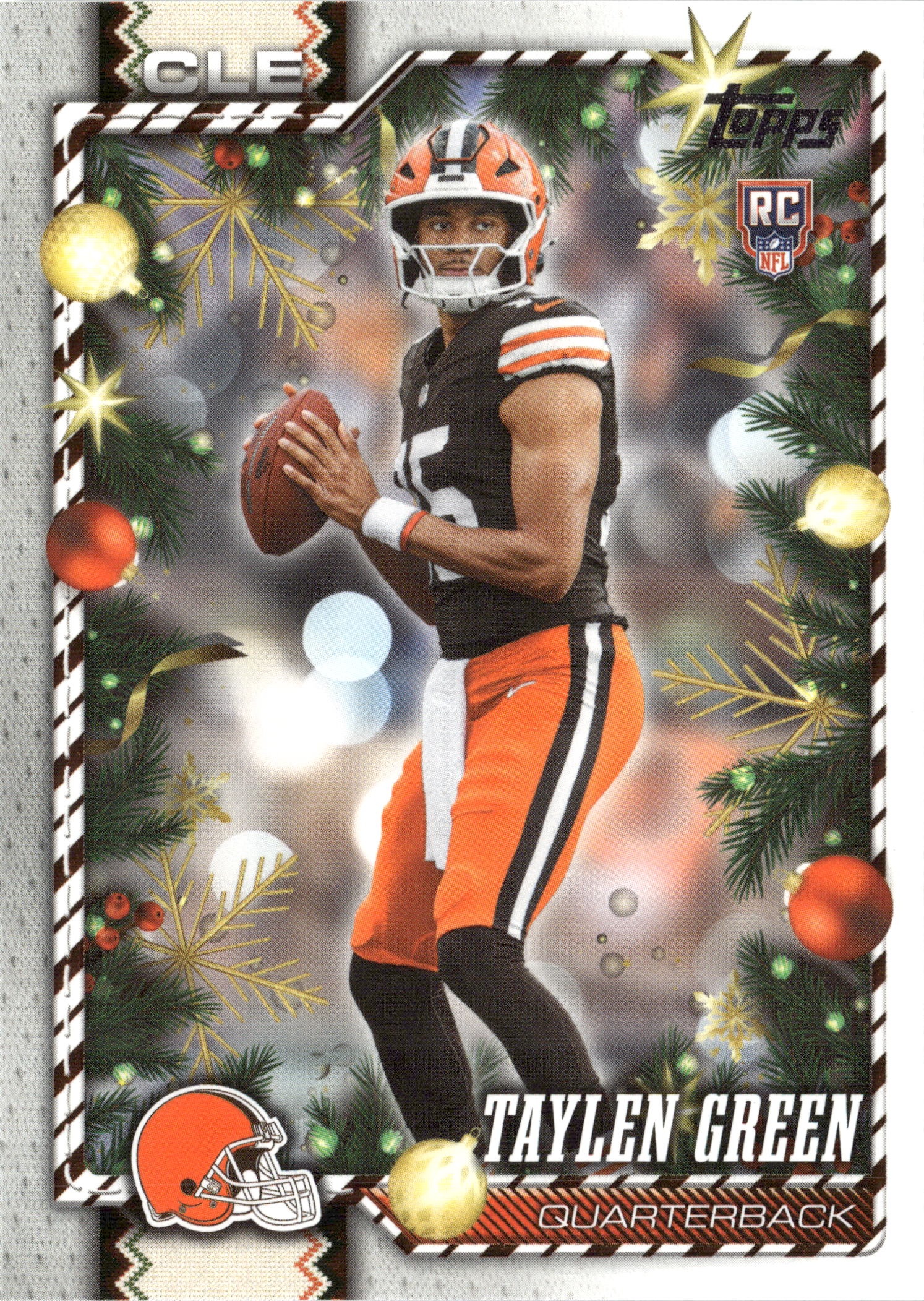 2026 Topps Holiday Taylen Green graded slab