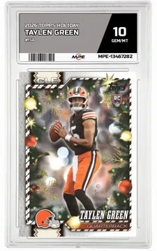 2026 TOPPS HOLIDAY #158 TAYLEN GREEN MPE 10 GEM/MT — graded card up for auction