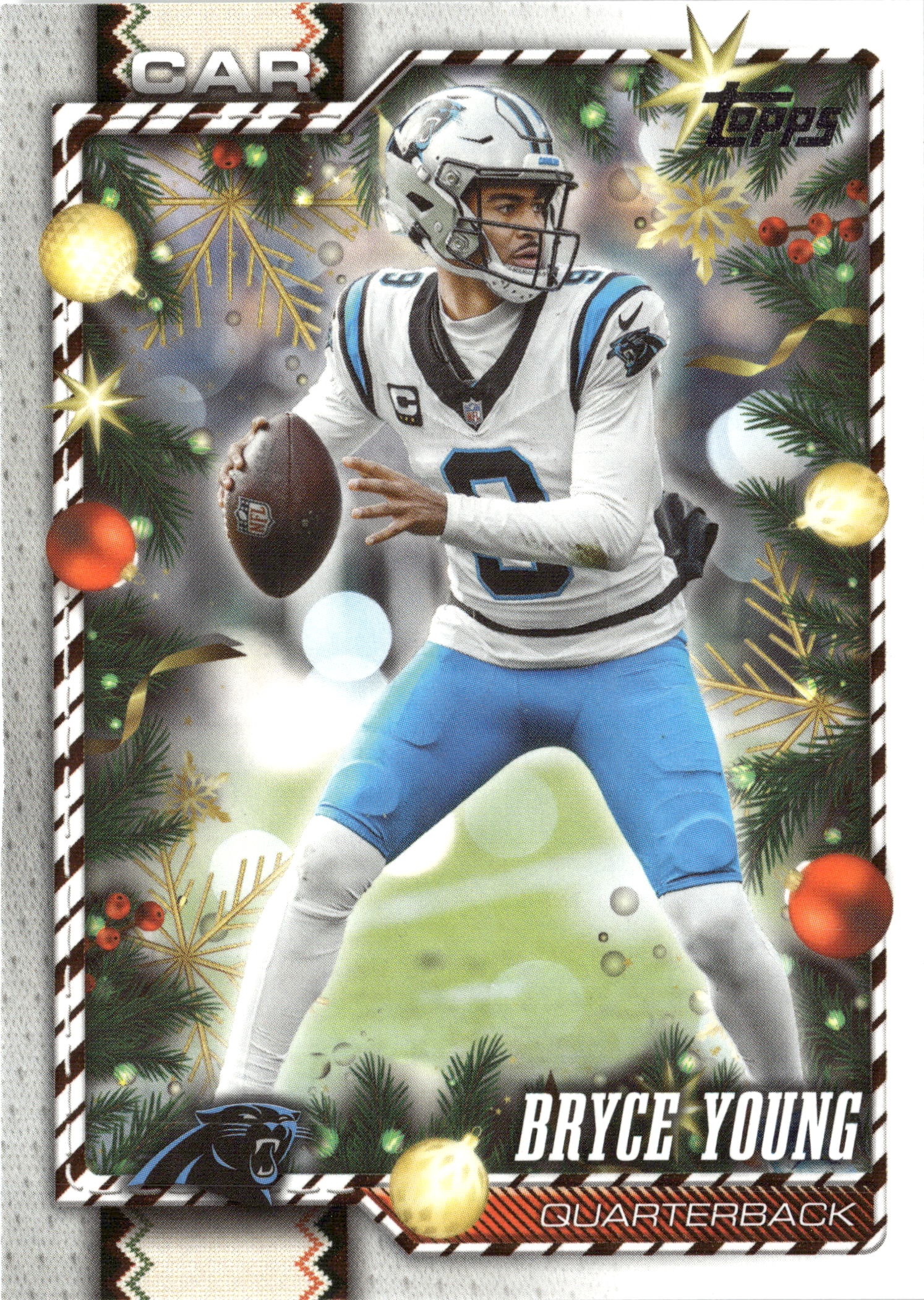 2026 Topps Holiday Bryce Young graded slab