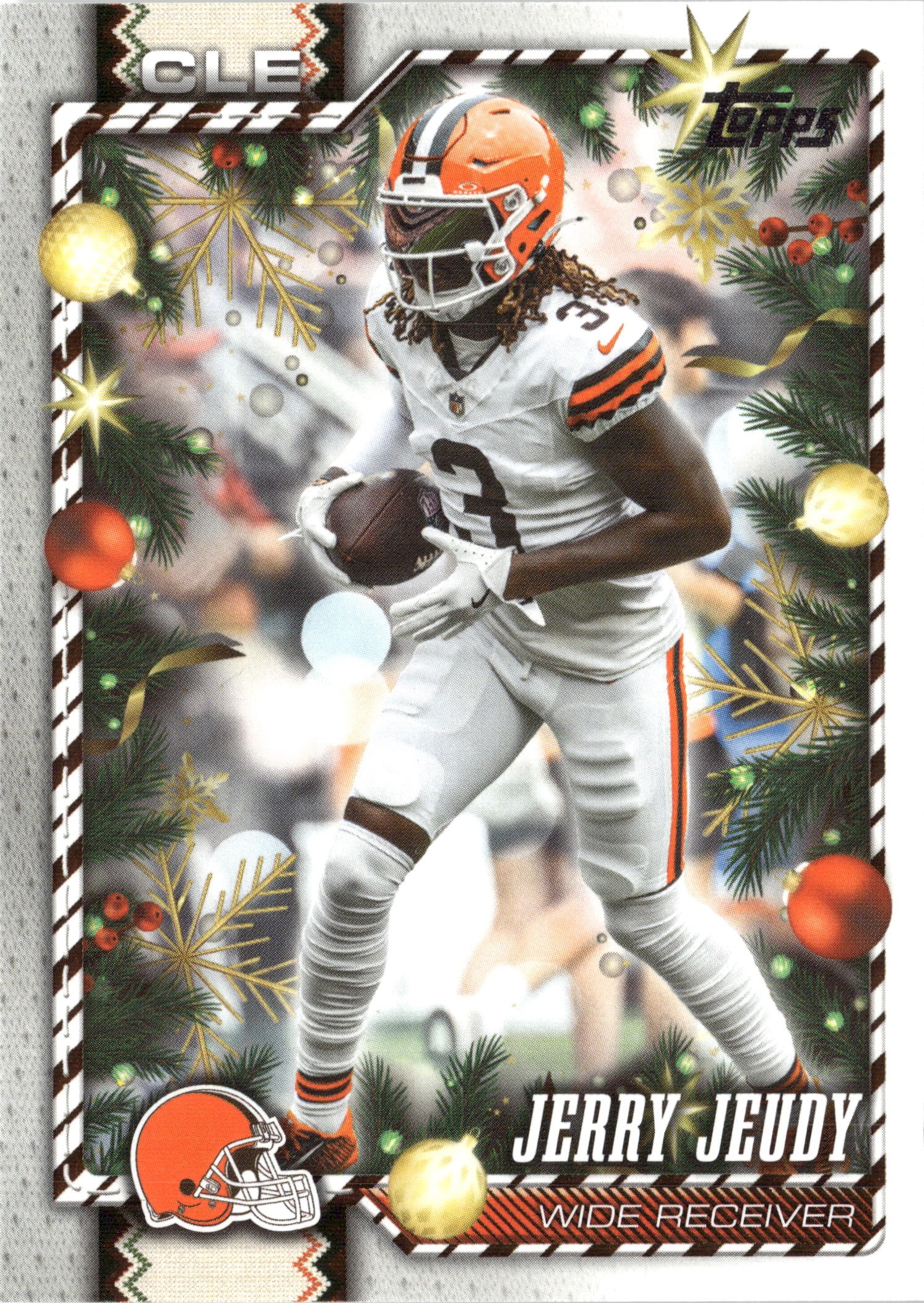 2026 Topps Holiday Jerry Jeudy graded slab