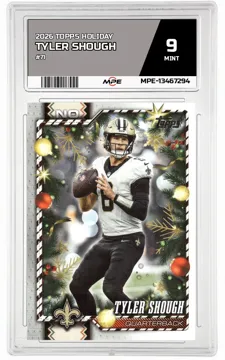 2026 TOPPS HOLIDAY #71 TYLER SHOUGH MPE 9 MINT — graded card up for auction