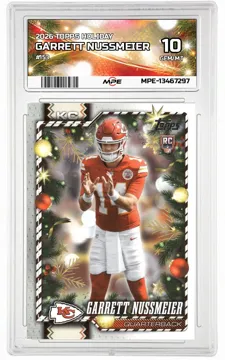2026 TOPPS HOLIDAY #153 GARRETT NUSSMEIER MPE 10 GEM/MT — graded card up for auction