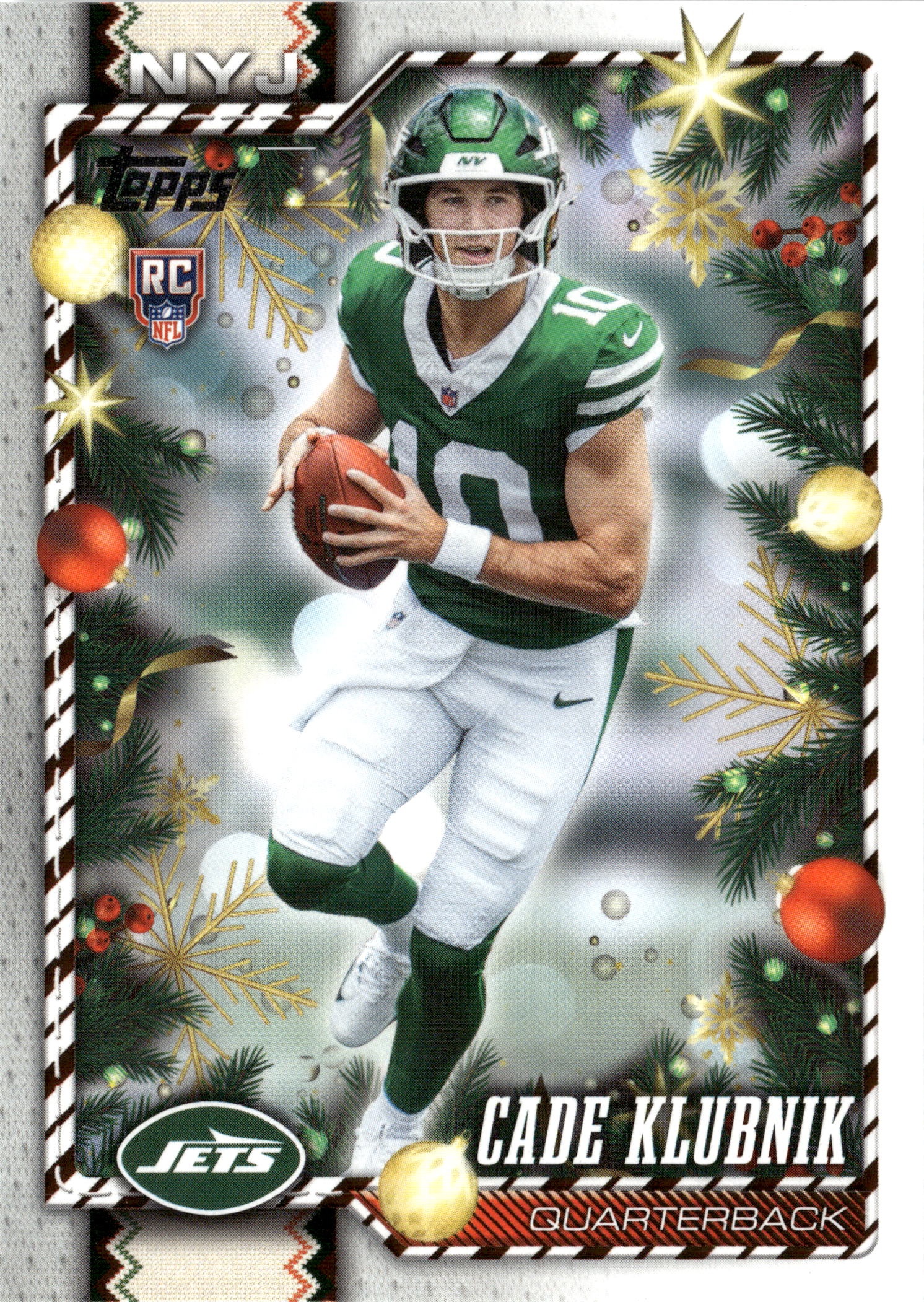 2026 Topps Holiday Cade Klubnik graded slab