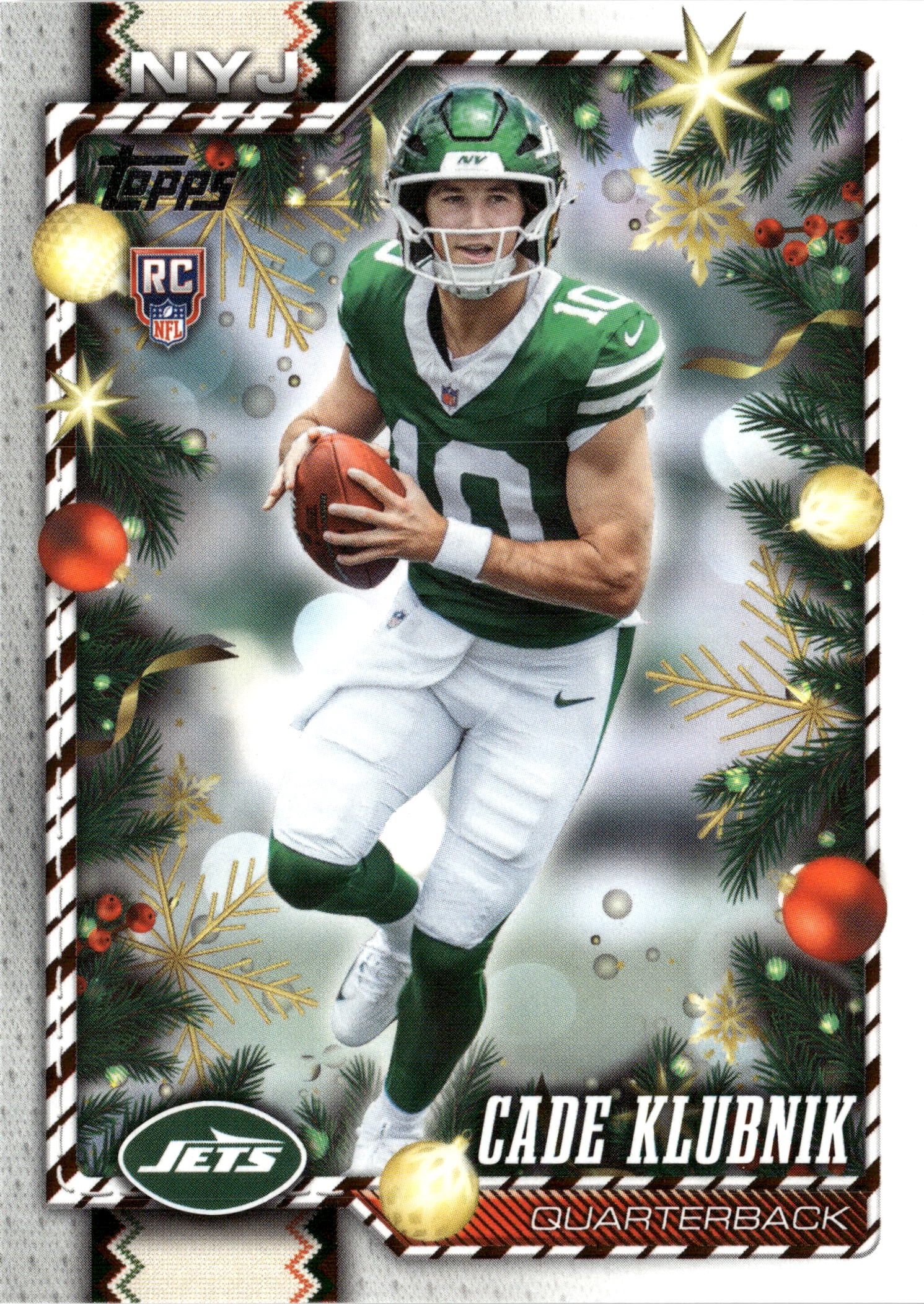 2026 Topps Holiday Cade Klubnik graded slab