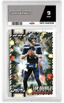 2026 TOPPS HOLIDAY #88 SAM DARNOLD MPE 9 MINT — graded card up for auction