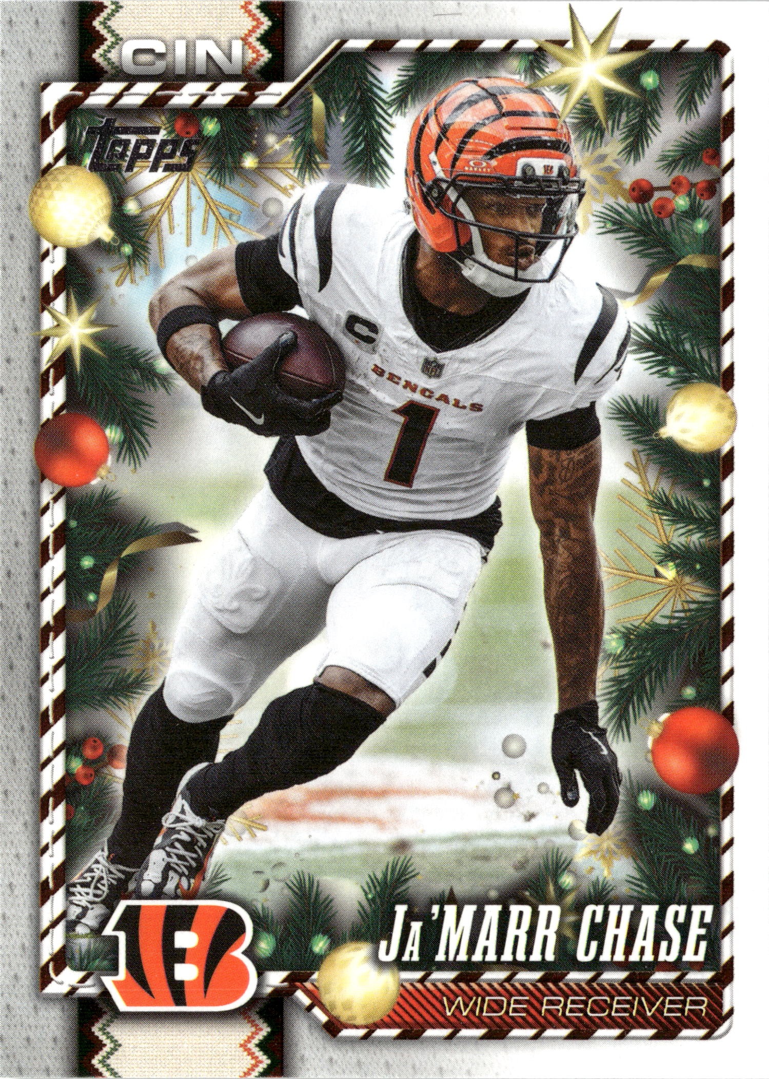 2026 Topps Holiday Ja'Marr Chase graded slab