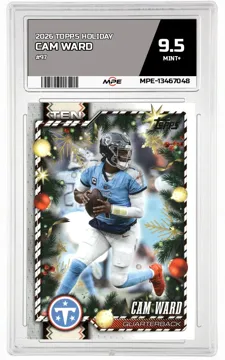 2026 TOPPS HOLIDAY #97 CAM WARD MPE 9.5 MINT+ — graded card up for auction