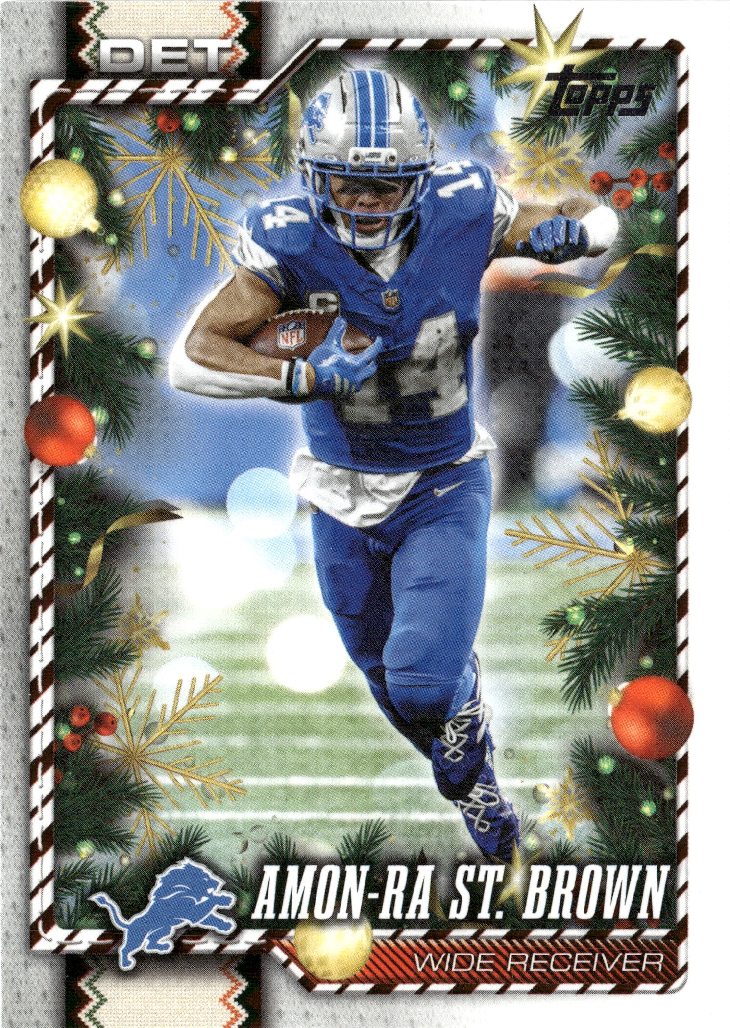 2026 Topps Holiday Amon-Ra St. Brown graded slab