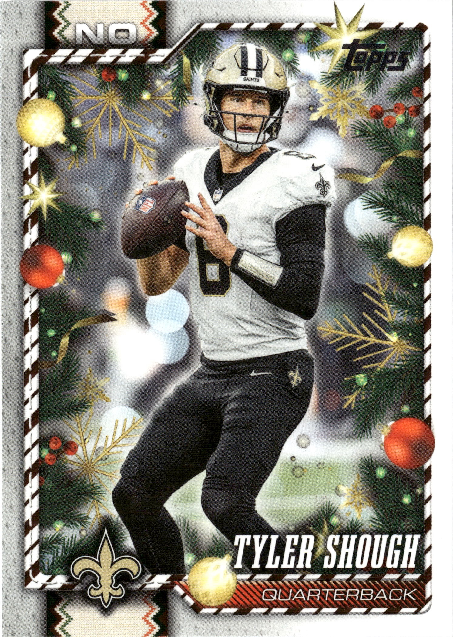 2026 Topps Holiday Tyler Shough graded slab