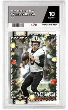 2026 TOPPS HOLIDAY #71 TYLER SHOUGH MPE 10 GEM/MT — graded card up for auction