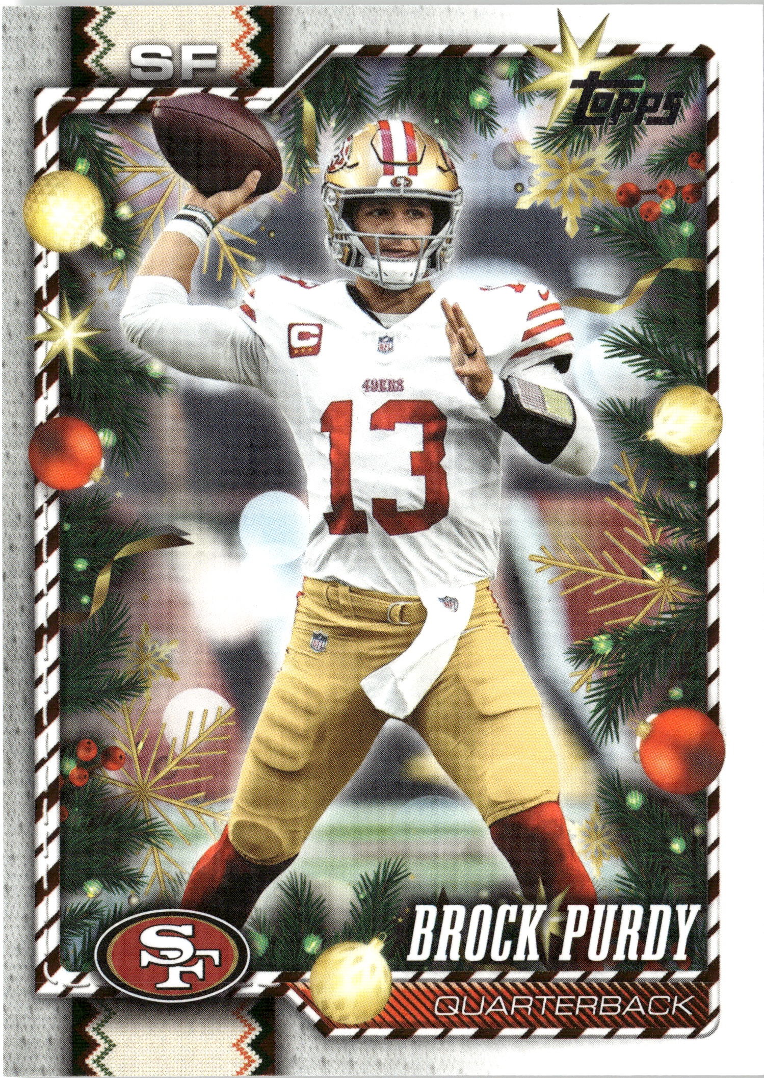2026 Topps Holiday Brock Purdy graded slab