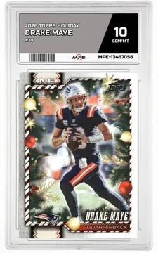 2026 TOPPS HOLIDAY #30 DRAKE MAYE MPE 10 GEM/MT — graded card up for auction