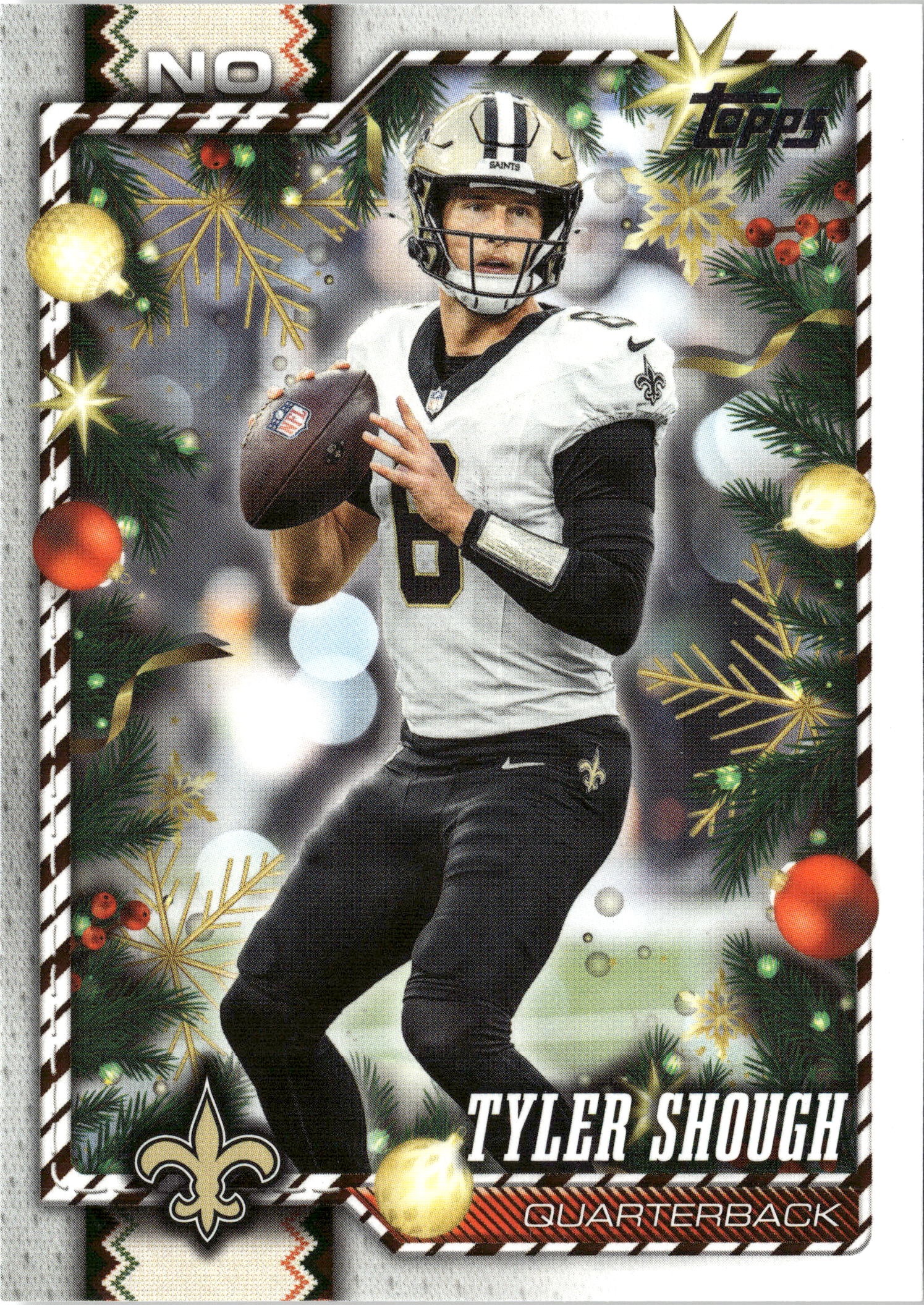 2026 Topps Holiday Tyler Shough graded slab