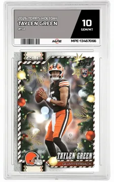 2026 TOPPS HOLIDAY #158 TAYLEN GREEN MPE 10 GEM/MT — graded card up for auction