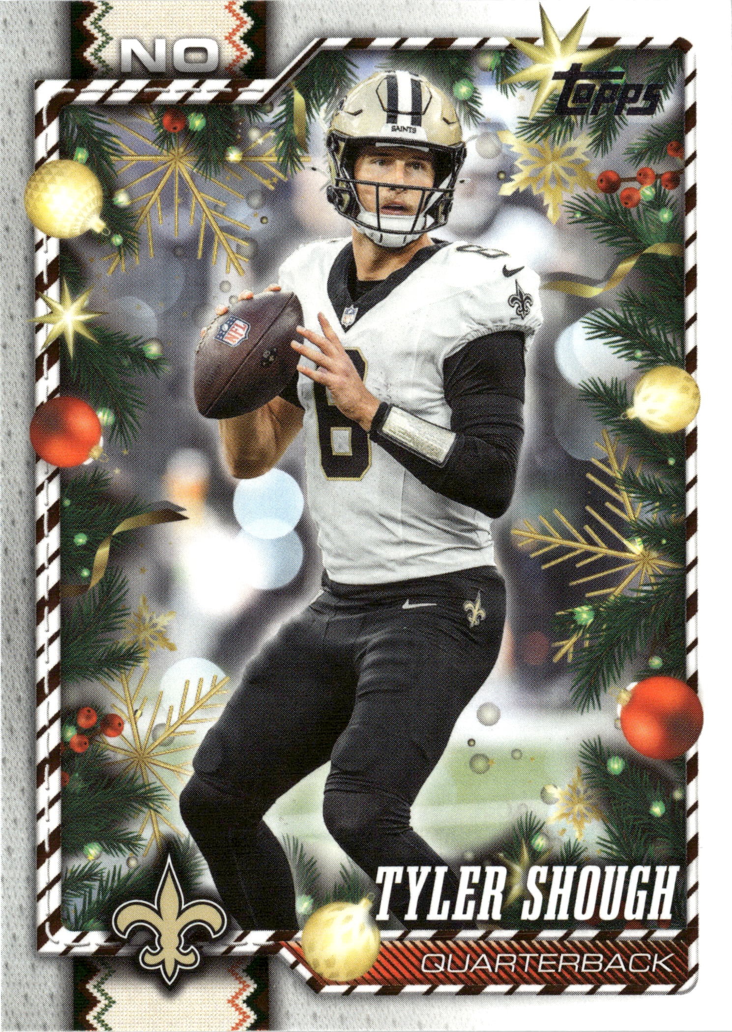 2026 Topps Holiday Tyler Shough graded slab
