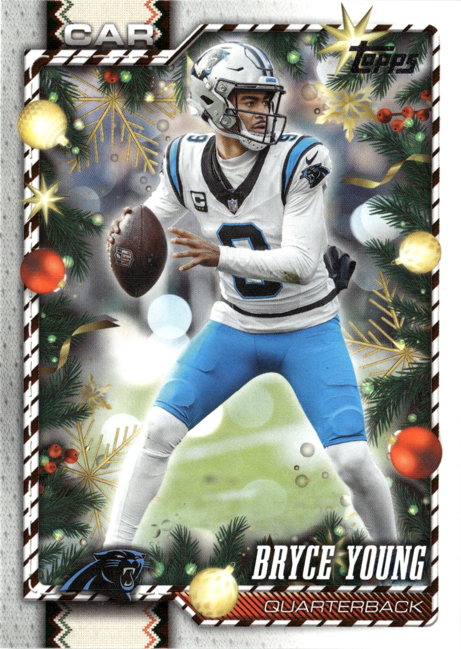 2026 Topps Holiday Bryce Young graded slab