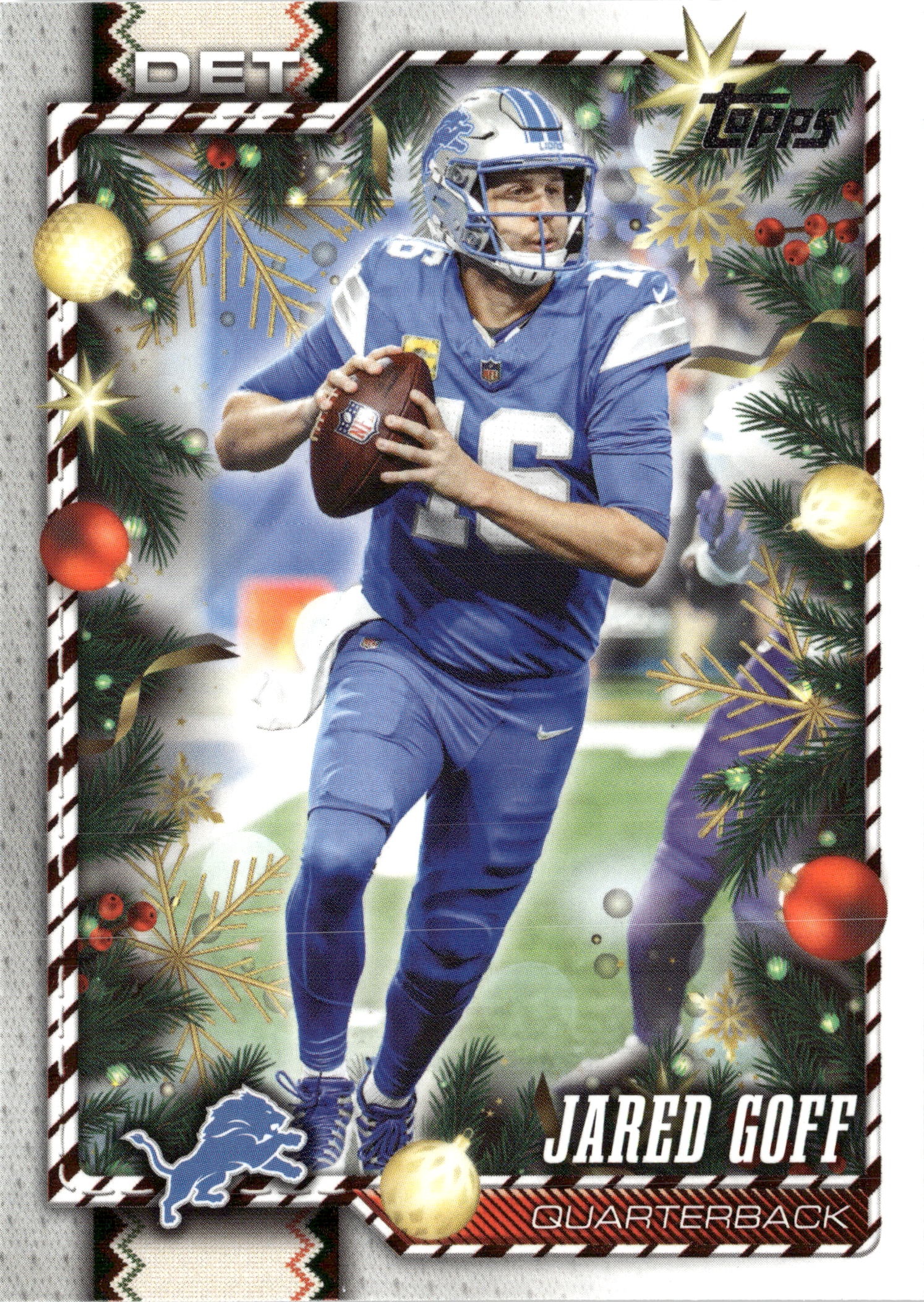 2026 Topps Holiday Jared Goff graded slab