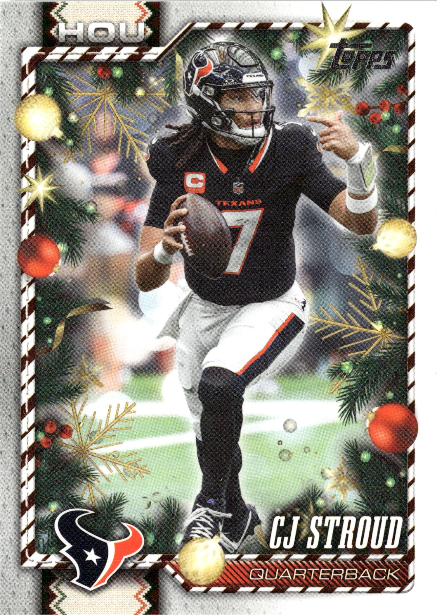 2026 Topps Holiday Cj Stroud graded slab