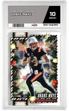 2026 TOPPS HOLIDAY #68 DRAKE MAYE MPE 10 GEM/MT — graded card up for auction