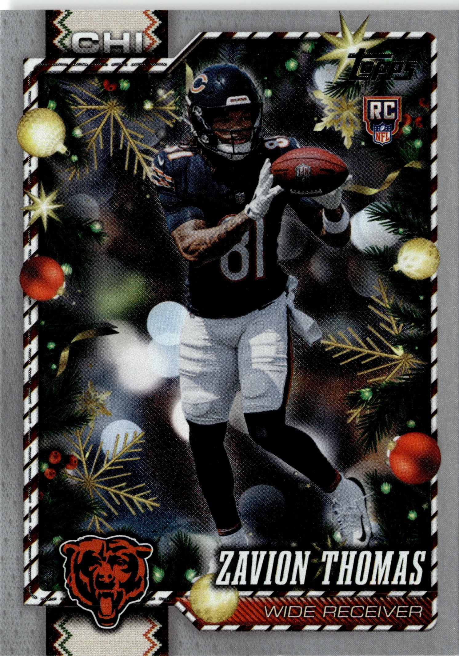 2026 Topps Holiday Zavion Thomas graded slab