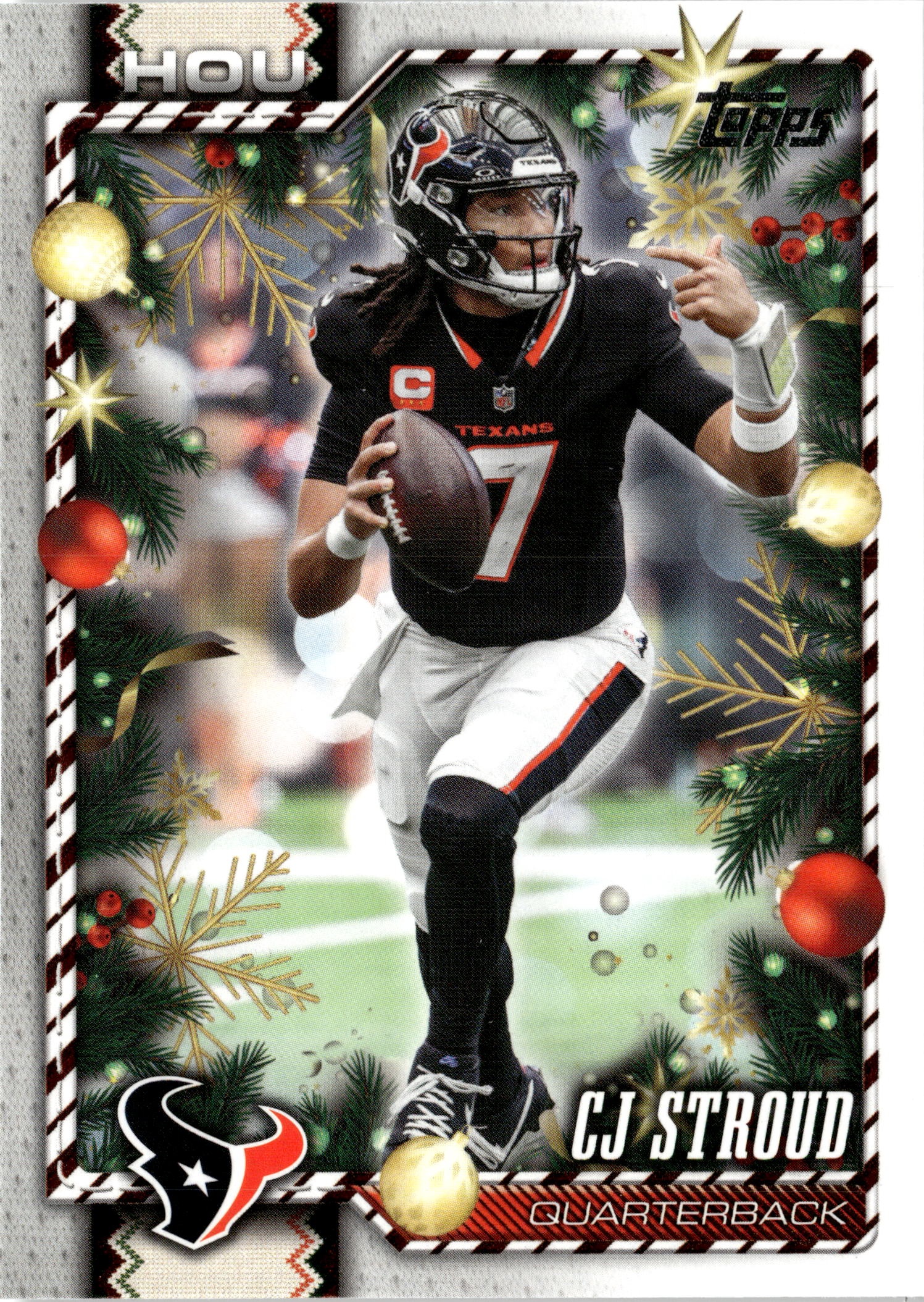 2026 Topps Holiday Cj Stroud graded slab