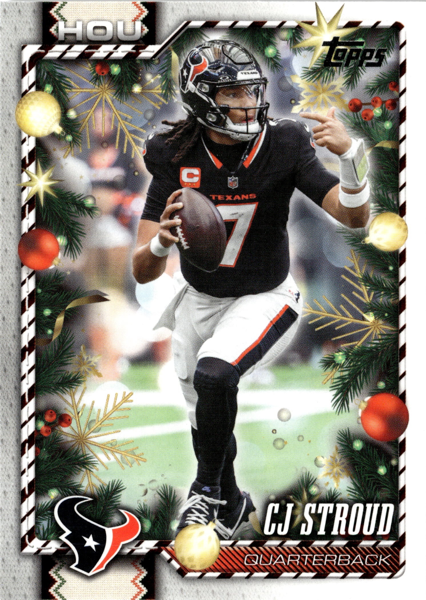2026 Topps Holiday C. J. Stroud graded slab
