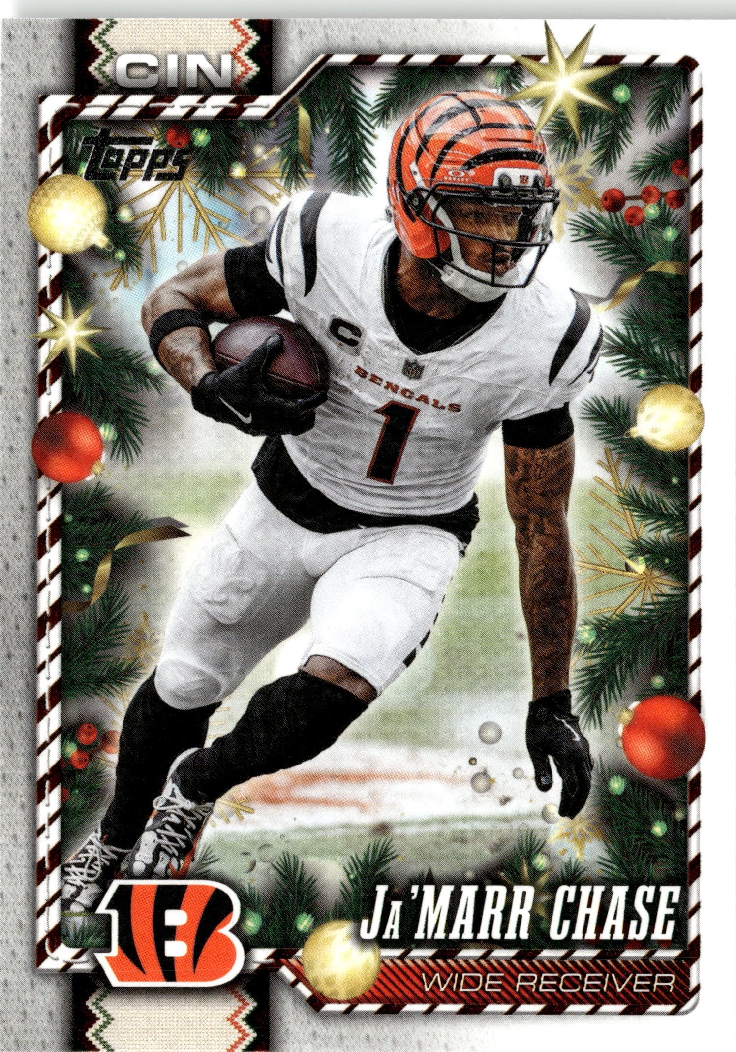 2026 Topps Holiday Ja'Marr Chase graded slab