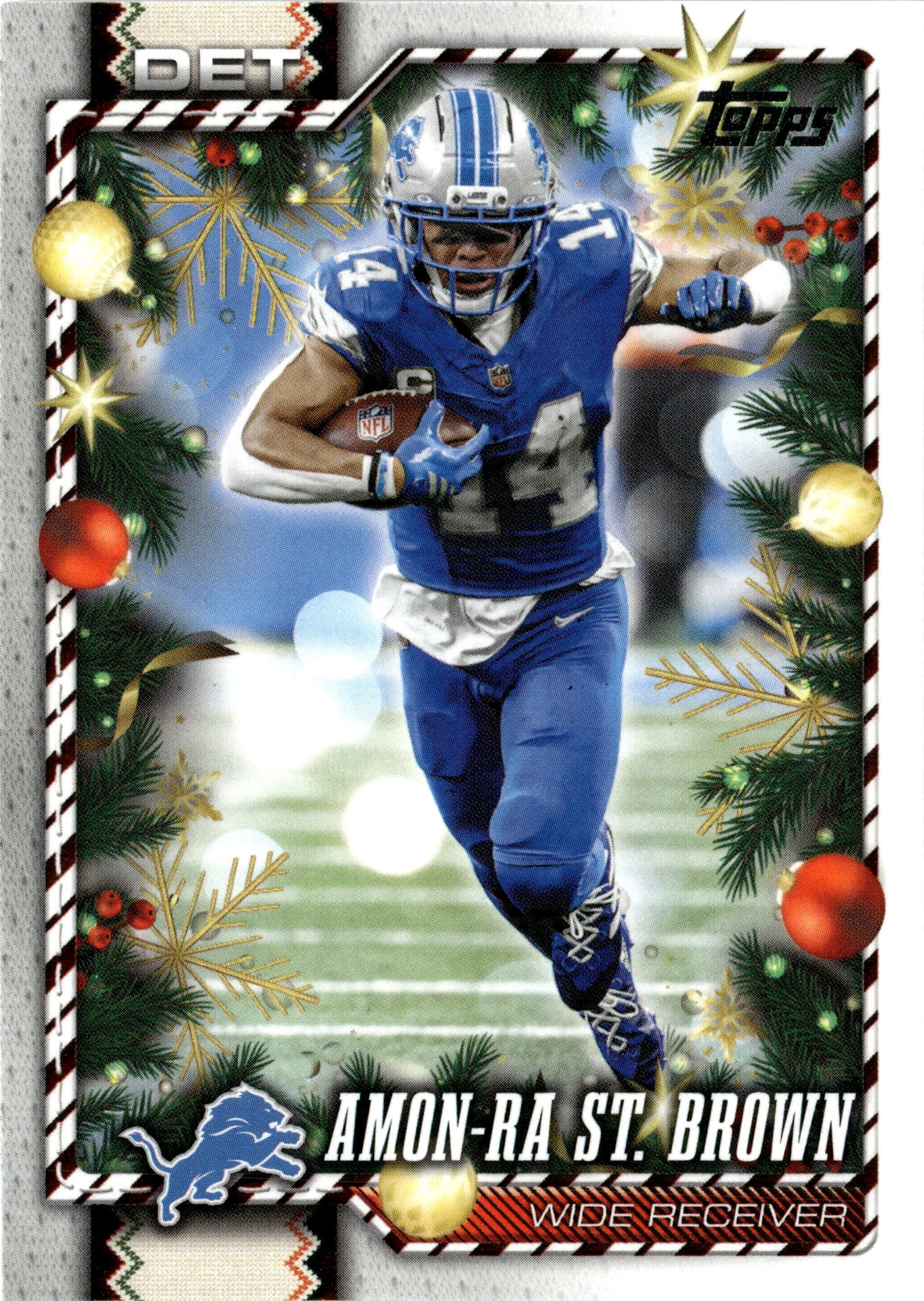 2026 Topps Holiday Amon-Ra St. Brown graded slab
