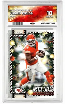2026 TOPPS HOLIDAY #144 JUSTIN FIELDS MPE 10 GEM/MT — graded card up for auction