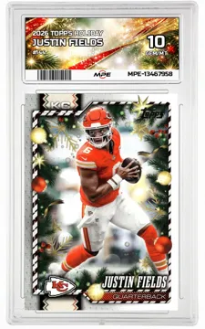 2026 TOPPS HOLIDAY #144 JUSTIN FIELDS MPE 10 GEM/MT — graded card up for auction