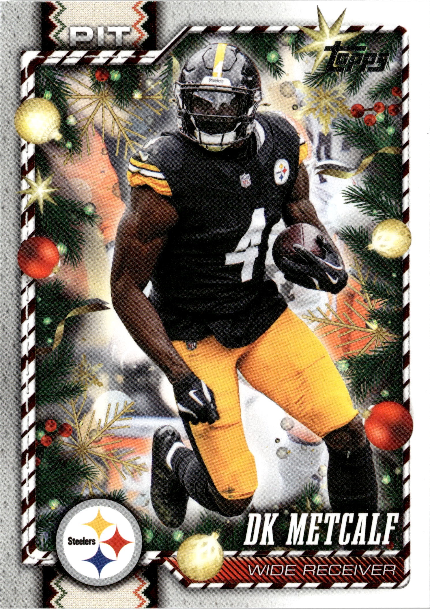 2026 Topps Holiday Dk Metcalf graded slab