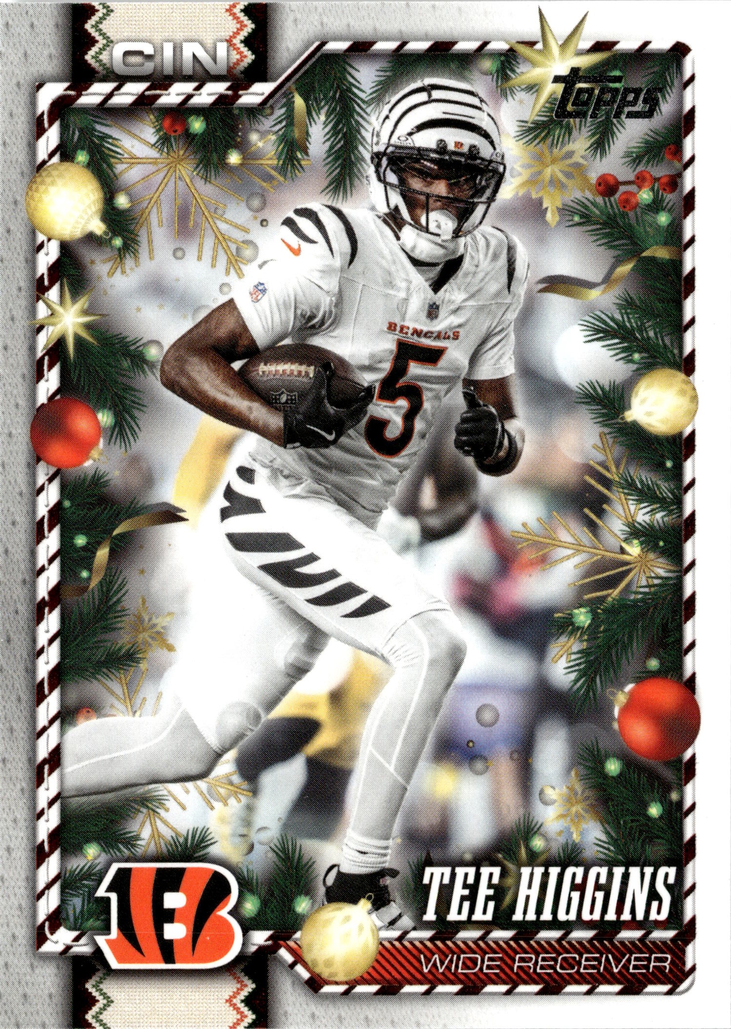 2026 Topps Holiday Tee Higgins graded slab