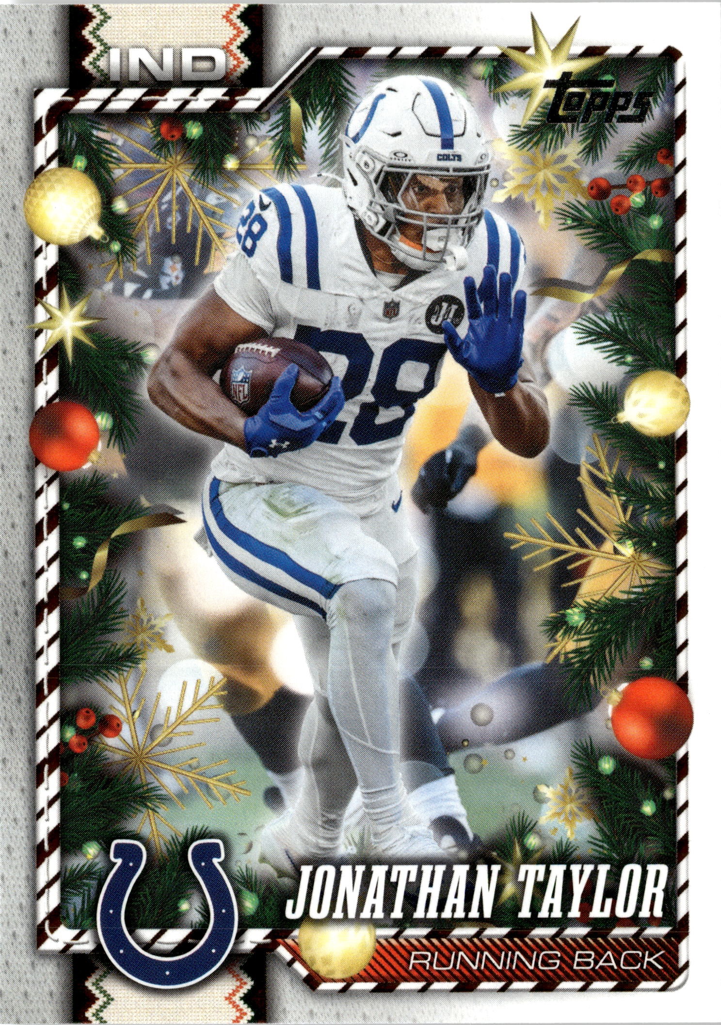 2026 Topps Holiday Jonathan Taylor graded slab
